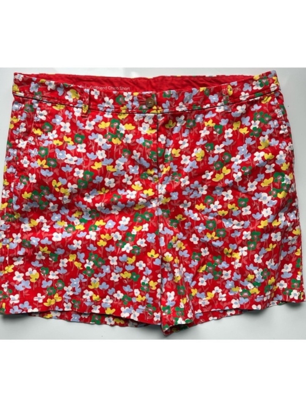 Talbots • Girlfriend Chino Floral Red Women's Shorts